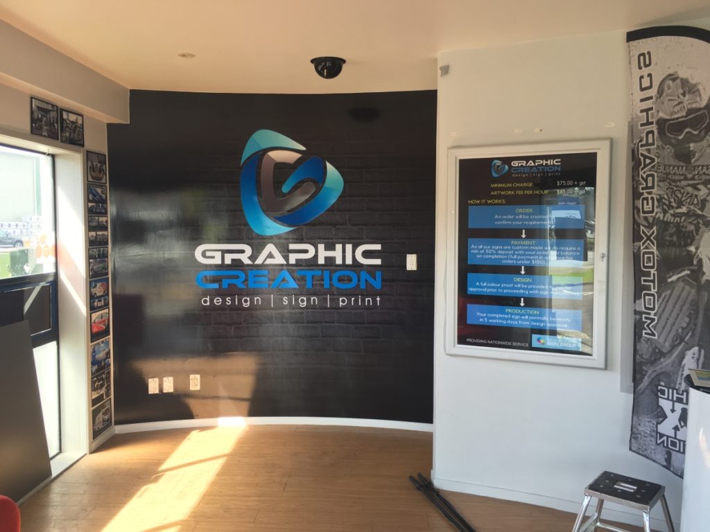 Graphic Creation showroom - promotion